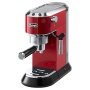 De’Longhi EC680 Dedica Pump Espresso Coffee Machine, Red + Coffee Grinder