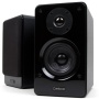 Micca Club 3 Bookshelf Speakers With 3.5-Inch Carbon Fiber Woofer and Silk Dome Tweeter (Black, Pair)