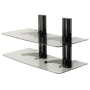 Sanus VF2012 - Vertical A/V Series Single Column, 2-shelf on-wall component shelving