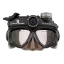 Liquid Image Scuba Grandangolo 323 - 322 Maschera Subacquea con Fotocamera e Videocamera HD Incorporata Medium / Large Size