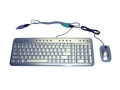 iOne Gemini N2 aluminum multimedia keyboard w/ optical mouse USB+PS/2