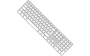 Clavier Apple Blanc USB 2.0 FR MB110F/B