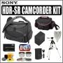 Deluxe Accessory Outfit for The Sony Handycam Camcorder HDR-SR10 SR11 and SR12 ASONHDRSRK2