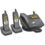 AT&T 1828 5.8GHz Corded/Dual Cordless Answering System with Caller ID (Black)