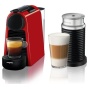 NESPRESSO by Magimix Essenza Mini Coffee Machine with Aeroccino - Ruby Red