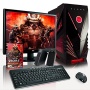 VIBOX Standard Paquete 2 - Cheap, Oficina, Familia, Gamer, Gaming PC, Multimedia, Desktop PC, Ordenador de Sobremesa Paquete con 1x Juego, 19" Monitor