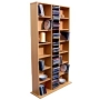 ST LAURENCE - CD DVD Blu-ray Media Storage Shelves - Beech