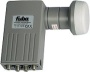 Fuba DEK 414 Quattro-Switch LNB mit 40 mm Feedhorn und Wetterschutzgehäuse zum Schutz der F-Stecker grau