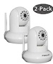 Foscam FI8918W Wireless/Wired Pan &amp; Tilt IP/Network Camera with 8 Meter Night Vision and 3.6mm Lens (67&Acirc;&deg; Viewing Angle) Color: White Consumer Portabl