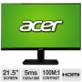 Acer H226HQLbid 22" Widescreen IPS LED Monitor - 1920 x 1080, 100000000:1, 5ms, HDMI, DVI, VGA, Energy Star  - UM.WH6AA.002  UM.WH6AA.002