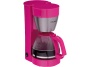 Cloer 5017-1 Kaffemaschine Pink/Edelstahl
