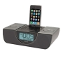 iHome iP42 Dual Alarm FM Clock Radio for your iPhone/iPod - Gray