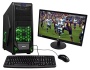 ADMI GAMING PC PACKAGE: Powerful Desktop Computer, 23.6 Inch 1080p Monitor with Speakers, Keyboard & Mouse Set (PC SPEC: AMD A6-6400K 4.1GHz Dual Core