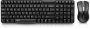 Rapoo schnurlos Deskset Maus und Tastatur schwarz