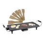 Designer Habitat - Electric Teppanyaki Style Barbecue Table Grill Griddle 1800 Watts including 6 spatulas