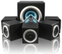 Sumvision Vcube 5.1 Speakers System - 28W RMS