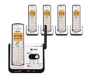 AT&T CL82509 DECT 6.0 Five Handset Cordless Phone System with Digital Answering Device and Caller ID