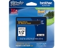 Brother® TZe-334 P-Touch® Label Tape, 1/2" Gold on Black