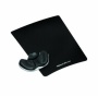 Fellowes Gliding Palm Support with Microban Protection - 0.8" x 9" x 11" - Black 9180301