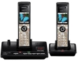 iDect X3i Twin Digital Cordless Telephone With Answer Machine - Black/Silver