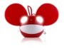 KitSound Deadmau5 Speaker Compatible with iPhone, iPod, iPad Mini and MP3 Player - Red