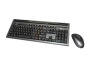 SIIG JK-WR0212-S1 104 Normal Keys 2.4GHz Wireless Standard Multimedia Keyboard & Mouse