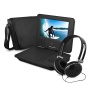 Ematic EPD707BL Portable 7-Inch DVD Player with Headphones and Bag (Black)