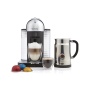 Nespresso Vertuoline GCA1 Chrome Bundle Espresso Machine with Aeroccino Plus Milk Frother