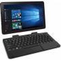 RCA Cambio 10.1" 2-in-1 Tablet 32GB Intel Quad Core Windows 10 Black Touchscreen Laptop Computer with Bluetooth and WIFI