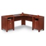 Realspace® Stedhall Computer Workstation Collection, L-Shaped Desk, 30H x 66W x 66D, Walnut