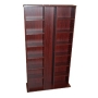 ST LAURENCE - CD DVD Blu-ray Media Storage Shelves - Mahogany