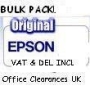 BULK PACKED - Epson T0 807 full set -full set T0 801/2/3/4/5/6 Claria multipa...