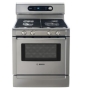 Bosch 30" Dual-Fuel Self-Clean Sealed Gas Range HDS728