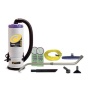 PROTEAM 107108 Super QuarterVac Backpack Vacuum Cleaner