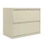 Alera LA523629PY - Two-Drawer Lateral File Cabinet, 36w x 19-1/4d x 29h, Putty