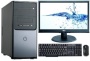 Komplett Set PC mit MONITOR AMD Dual Core Athlon 64 II X2 2x3,6GHz - DVD Brenner - 7xUSB - Kartenleser - Grafik ATI HD3000 - 250GB - 2GB DDR3 - Audio