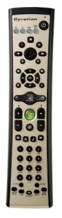 Gyration GYR3101CKUS 88 Normal Keys RF Wireless Mini Vista Media Center Remote combo Learning, IR&RF, mouse, 88-key KB