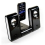 i-nique mp3 Vibe-Dock Home portable speaker system for iriver H10 E10 U10 Clix / CLIX2 / U20 / X20 / B20 - Black