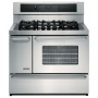 Kenmore Elite 40" Dual Fuel Self-Clean Range with Sealed Burners and Elec. Convection Oven 7560