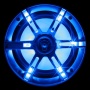 Auna CS-LED6 Pareja de altavoces para coche (3 vías, 16,5cm 6,5", iluminación LED azul, 800W)