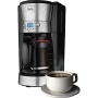 Melitta® 12-Cup Coffee Maker, Black/Stainless Steel