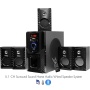 Frisby FS-5000BT 5.1 Surround Sound Home Theater Speakers System with Bluetooth USB/SD/AUX and Remote