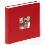 Walther FA-208-R Buchalbum &quot;Fun&quot; , Format 30 x 30 cm, 100 wei&szlig;en Seiten, mit Bildausschnitt, rot