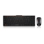 Ensembles Clavier et Souris, TeckNet Ensemble Clavier AZERTY + Souris - Récepteur USB Compact pour PC et ordinateur portable