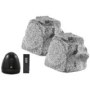 OSD Audio WR150 Wireless Outdoor 2.4GHz Rock Speaker Pair (Grey)
