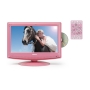 Lenco - DVT-1533 - TV LCD 15,4" avec Lecteur DVD intégré - 720p - TNT - HDMI - USB - Rose