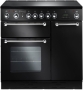 Rangemaster RMS90ECBL/PDC Electric Range Cooker - Black / Chrome