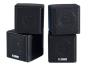 JA Audio 3.5" Mini Cube Speakers - Black (Pair)