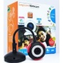 Logicam Webcam, Flexible Webcam, USB Web Camera - Webcam with built-in MIC - 5G Lens - Built-in microphone, Plug and Play - No driver, no Installation