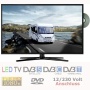 Gelhard GTV-2253, LED Fernseher 22 Zoll 55 cm, DVB-S /S2, DVB-T, DVB-C, DVD, USB, 230V +12Volt, Energieeffizienzklasse A